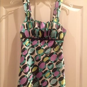 Silk Multi Color Top